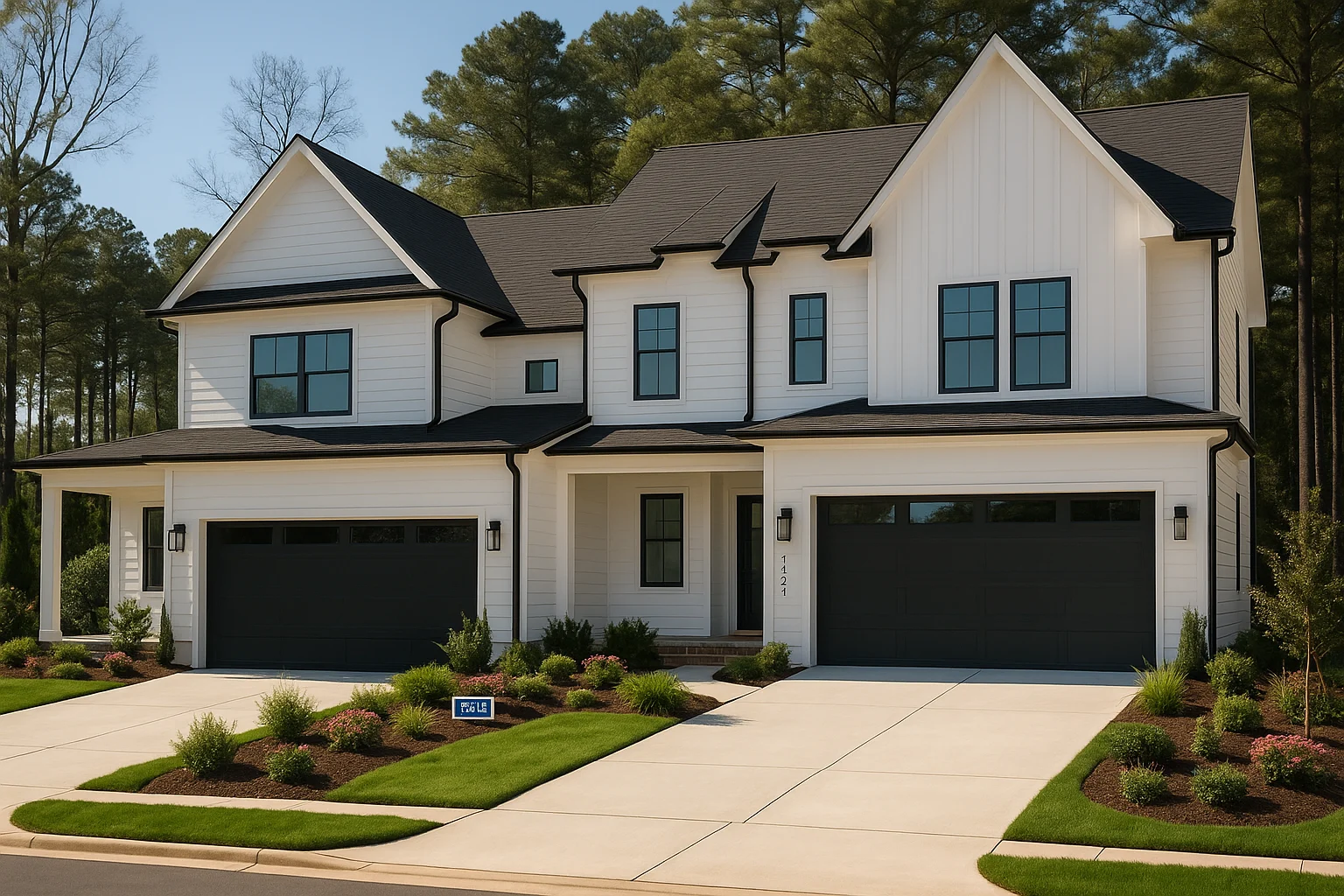 Modern Duplex house Plan with Spacious Floor Designs & CAD Blueprints