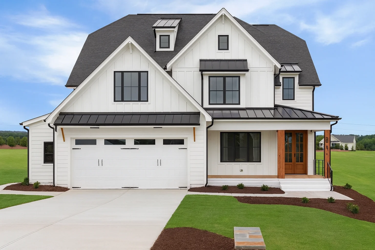 Modern Farmhouse Home Plan with Detailed Blueprint Designs