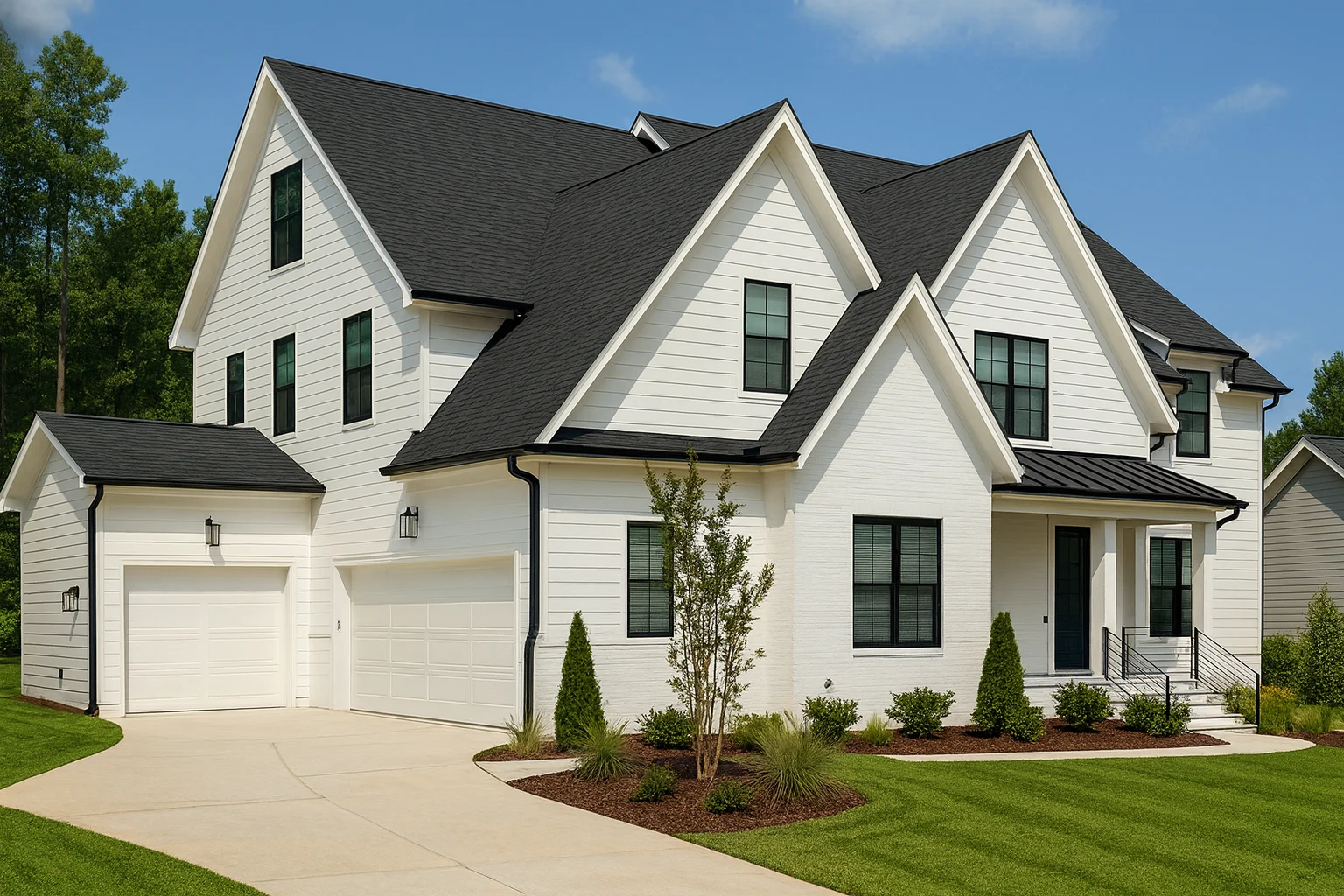 Modern Farmhouse House Plan with 5 Bedrooms and Spacious Blueprint