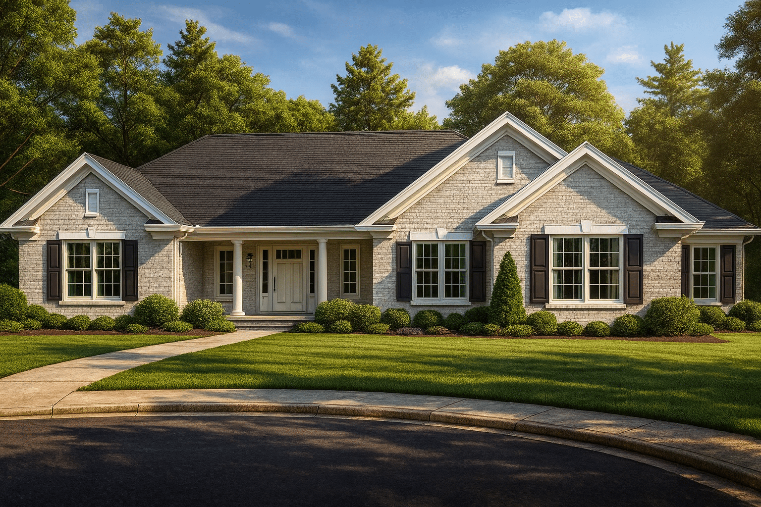 Modern Home Floor Plan with 3 Beds, CAD Designs, and Workshop