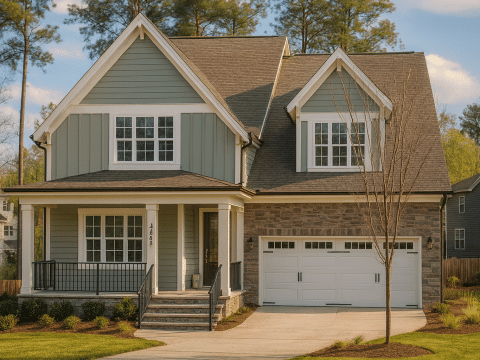 Modern Home Plan with 4 Bedrooms, CAD Blueprints, and Flexible Design
