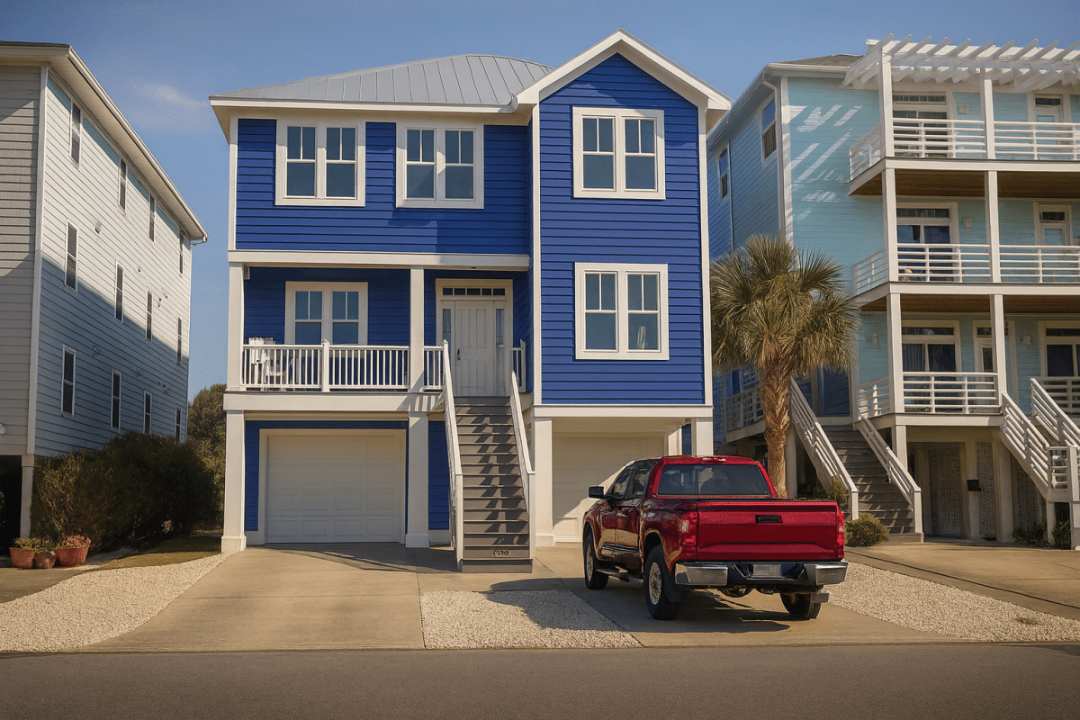 Modern House Plan with 7 Bedrooms and Coastal Elegance