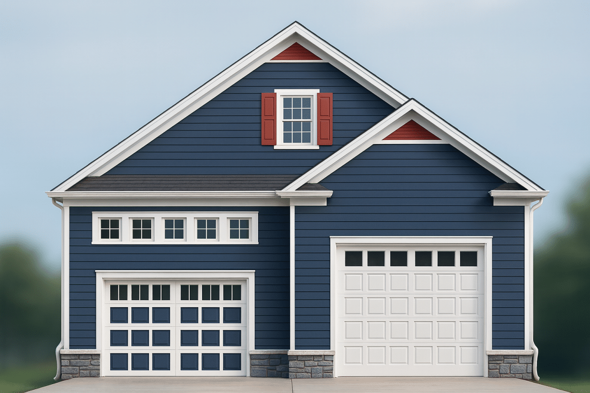 Modern RV Garage House Plan with CAD Designs and Floor Plans