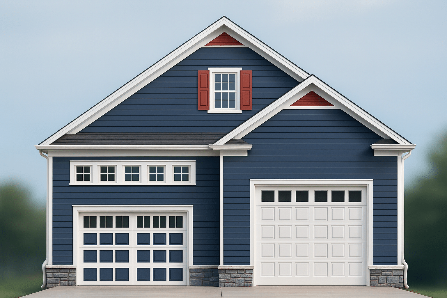 Modern RV Garage House Plan with CAD Designs and Floor Plans