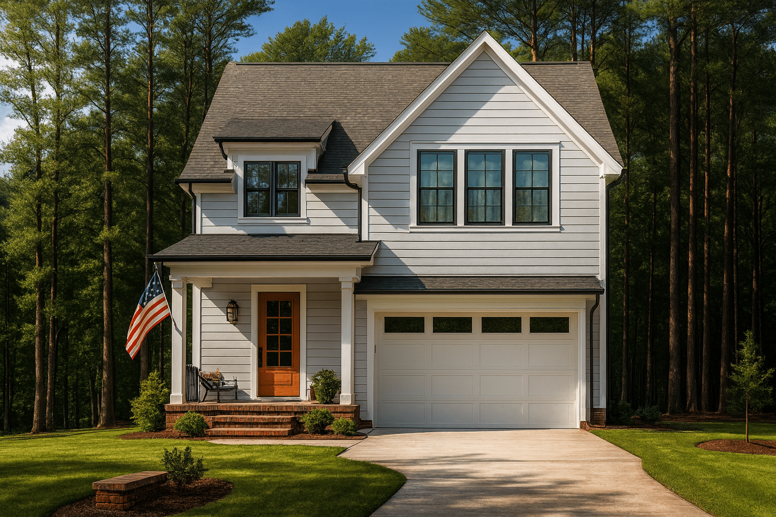 Modern Suburban Home Plan with CAD Designs and 2 Floors