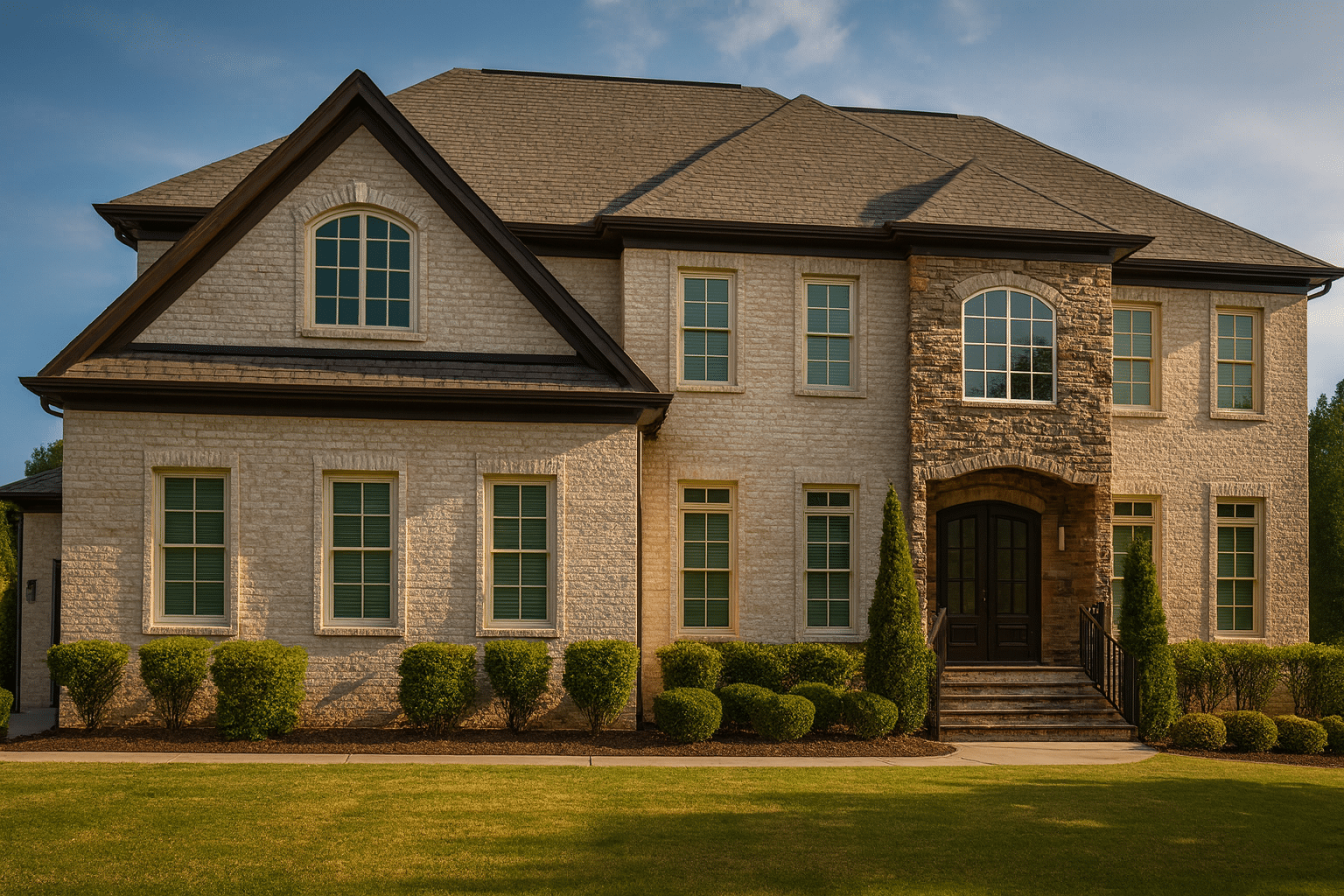 Modern Suburban House Plan – 6 Beds, 5+ Baths, 5,678 Sq Ft with Dual Owner Suites