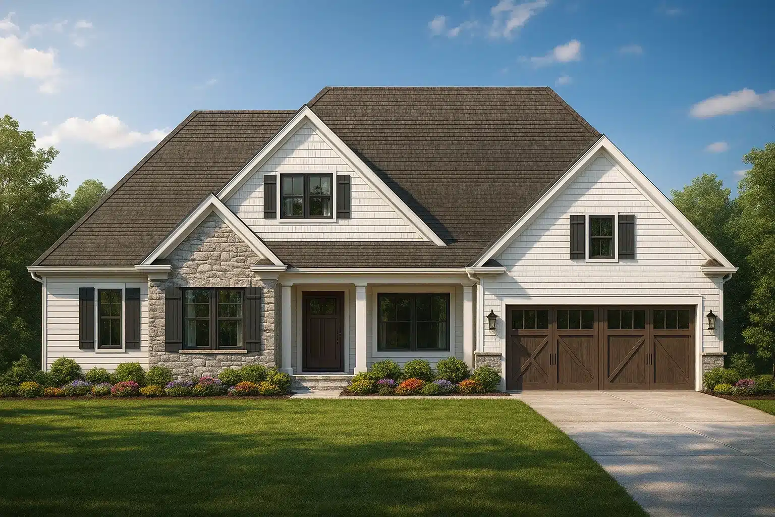 Perfect Home Plan Architectural Design Blueprint