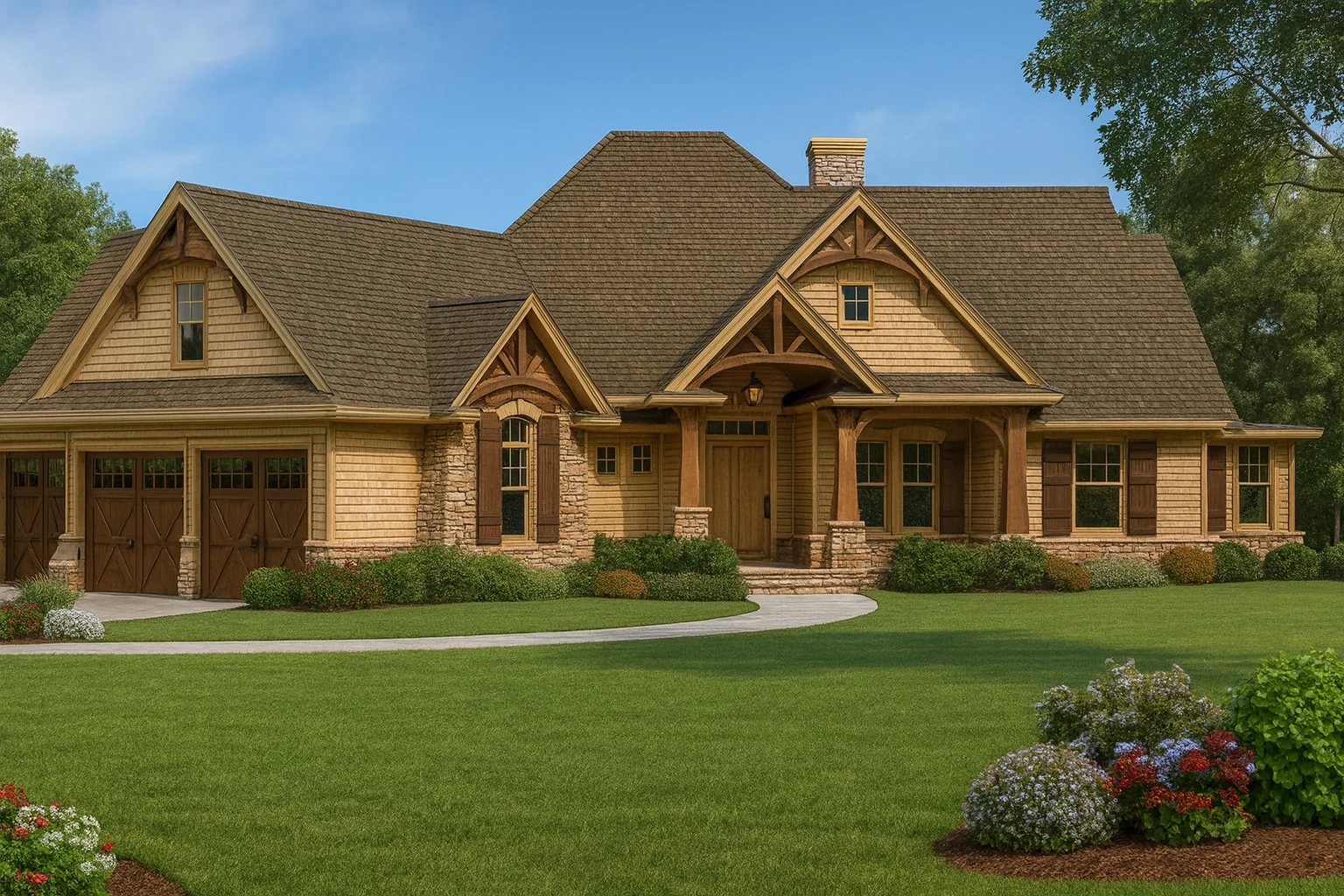 13-2043 HOUSE PLAN - Elegant House Floor Plan with Detailed CAD Architecture Designs