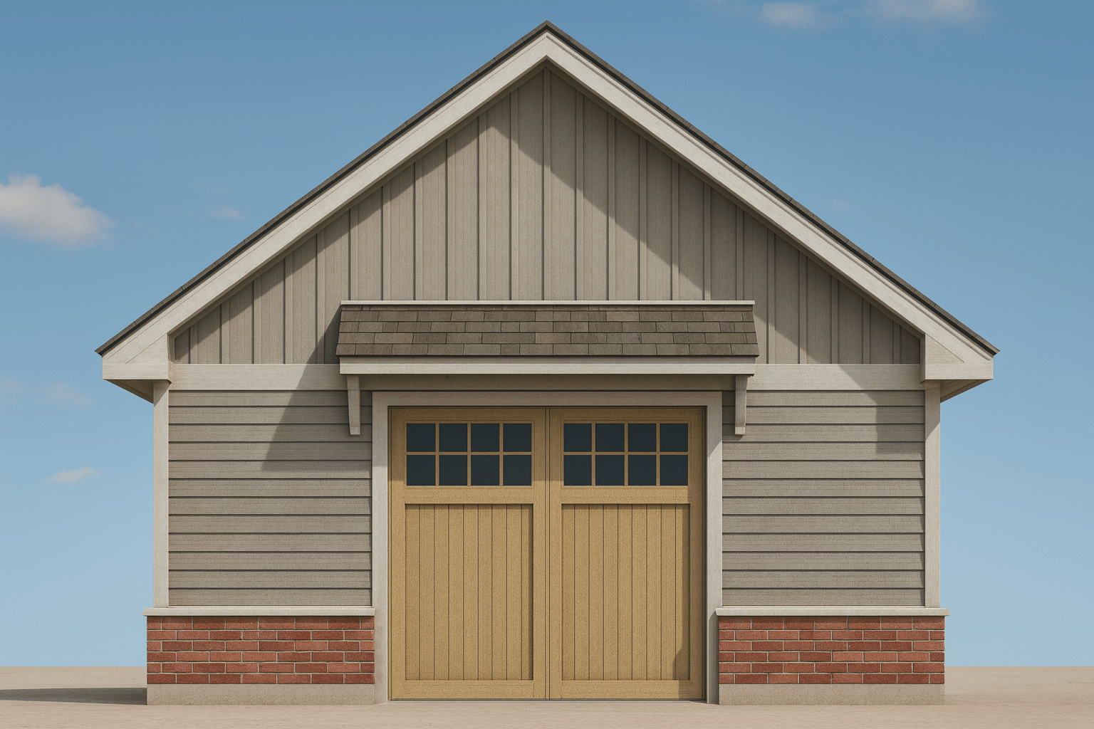 Simple Garage Floor Plan Detailed Blueprint Designs in CAD