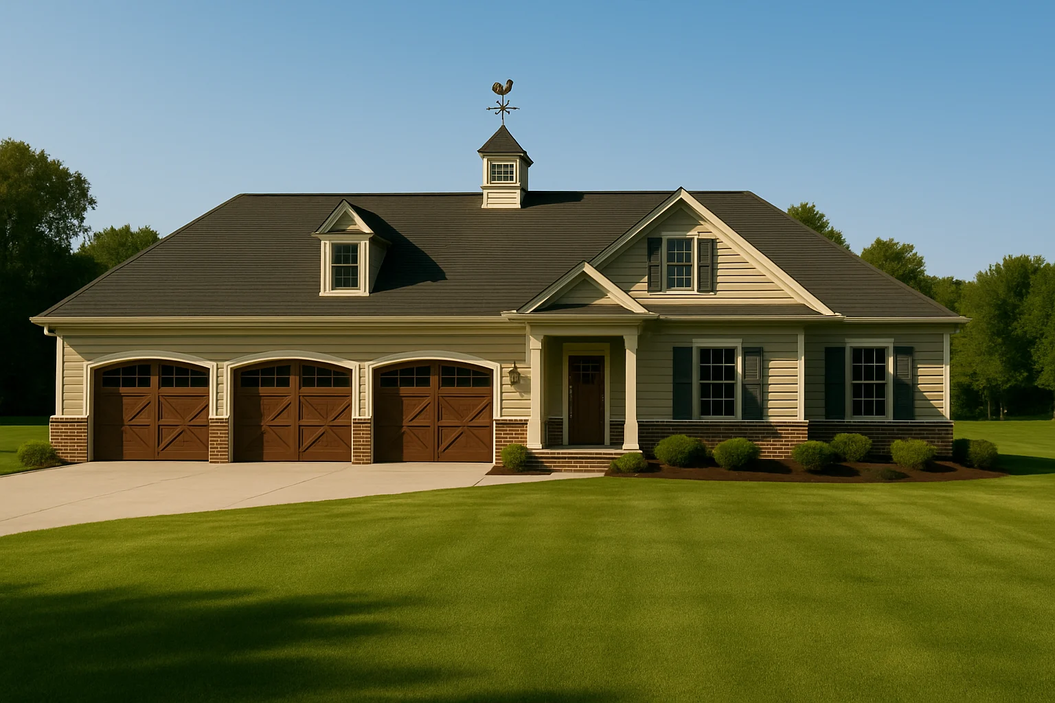 Spacious 2-Story Garage Home Plan with Recreational Room & Breezeway