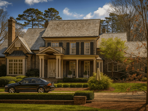 Spacious 3-Story house Plan with CAD Designs and Brick Exterior