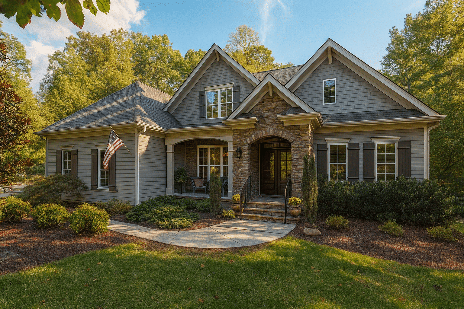 Spacious 4-Bedroom Craftsman House Plan with Screened Porch