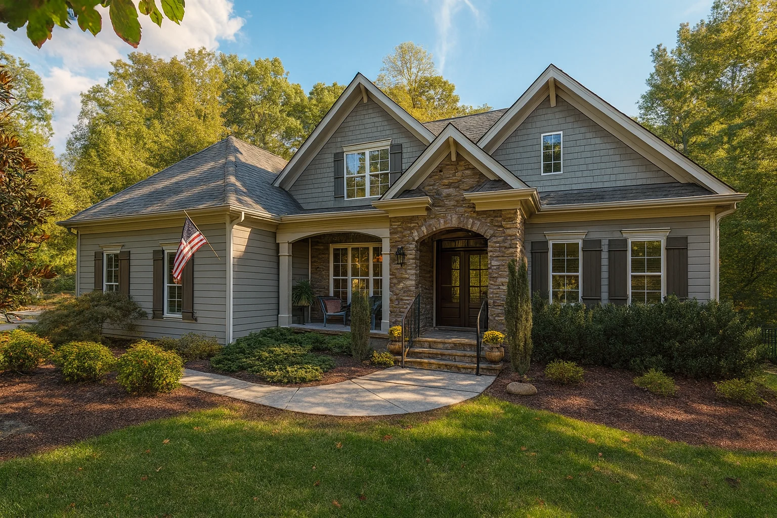 Spacious 4-Bedroom Craftsman House Plan with Screened Porch