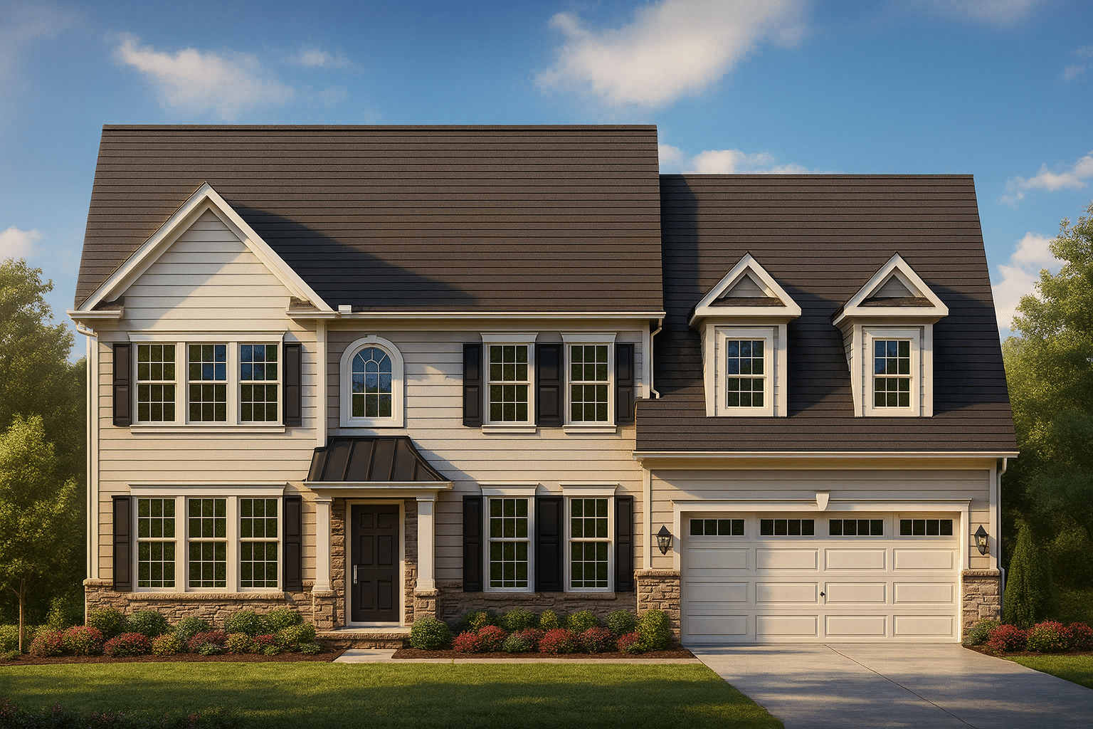 Spacious 4-Bedroom Home Plan with CAD Blueprints and Modern Designs