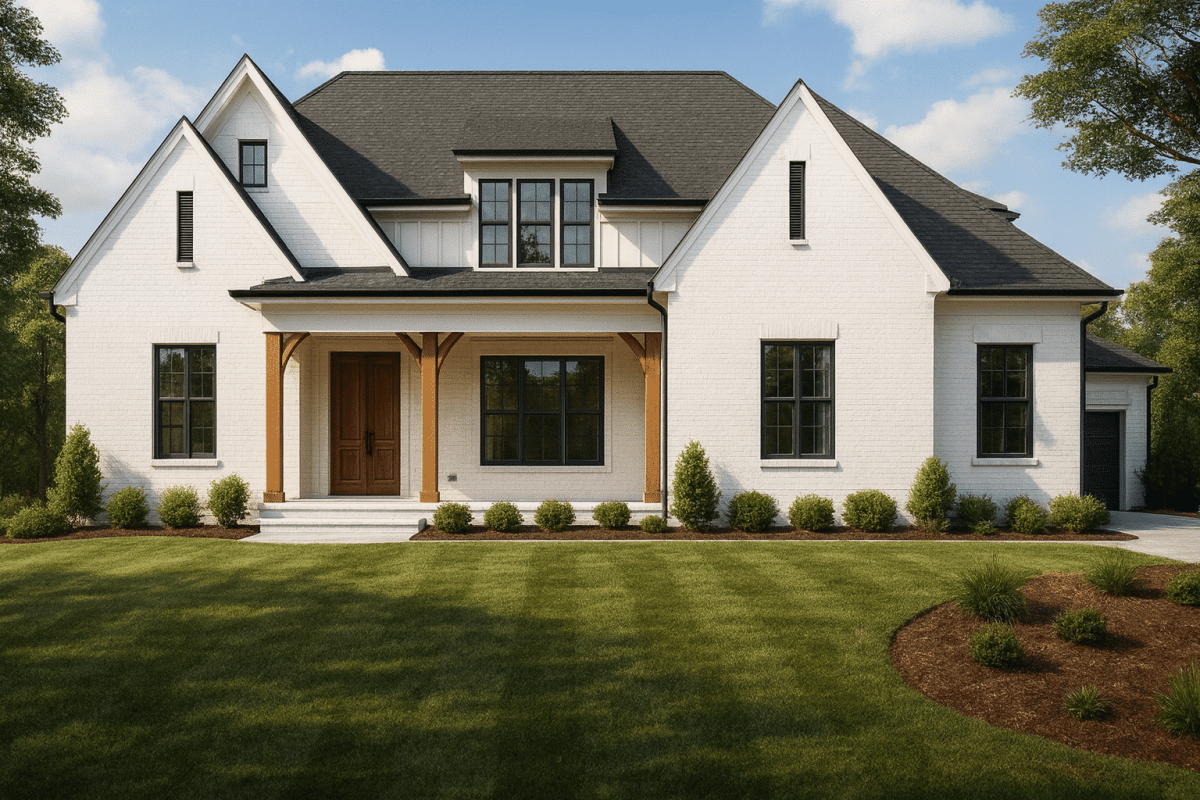 Spacious 4-Bedroom Home Plan with Floor Plans and CAD Designs