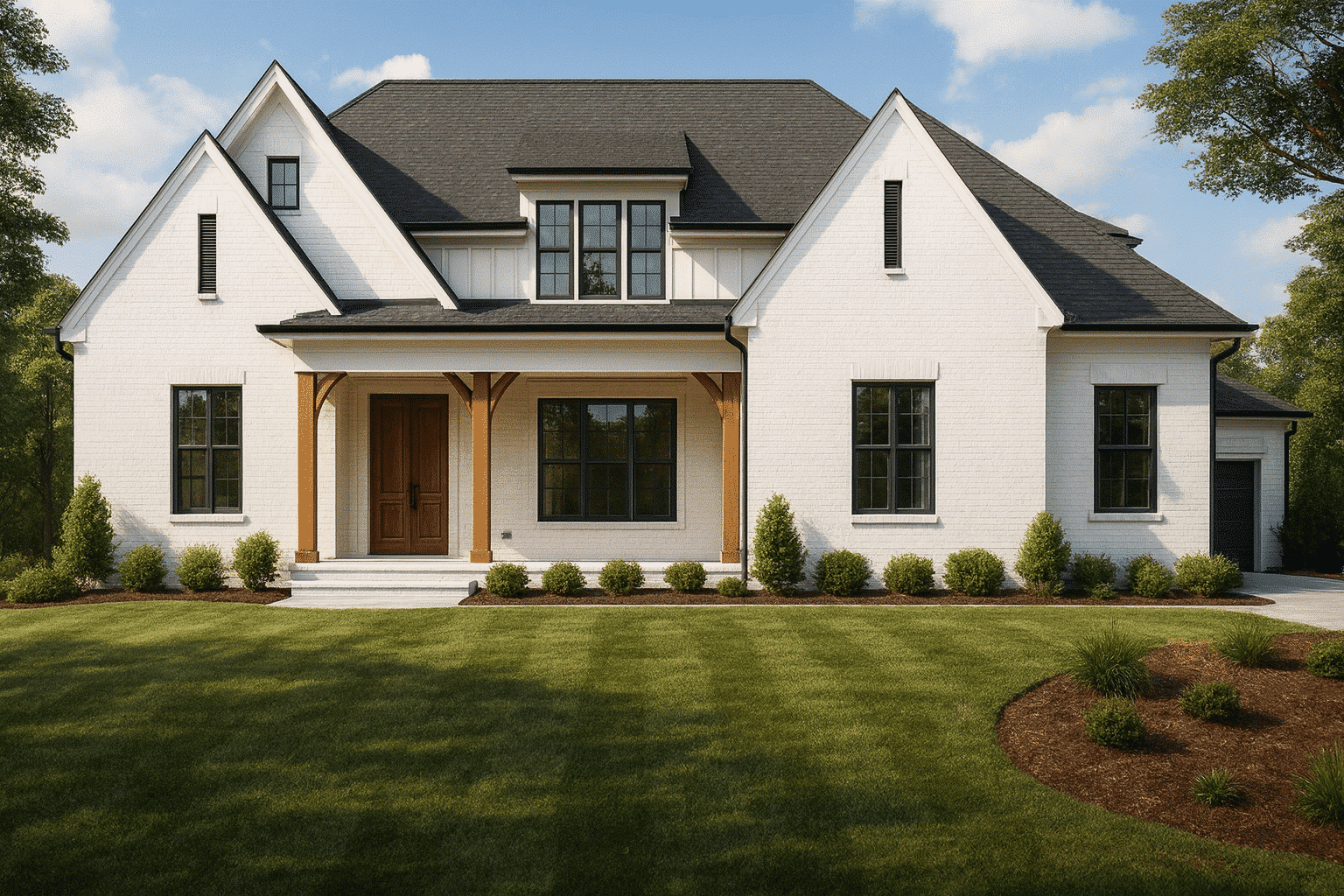 Spacious 4-Bedroom Home Plan with Floor Plans and CAD Designs