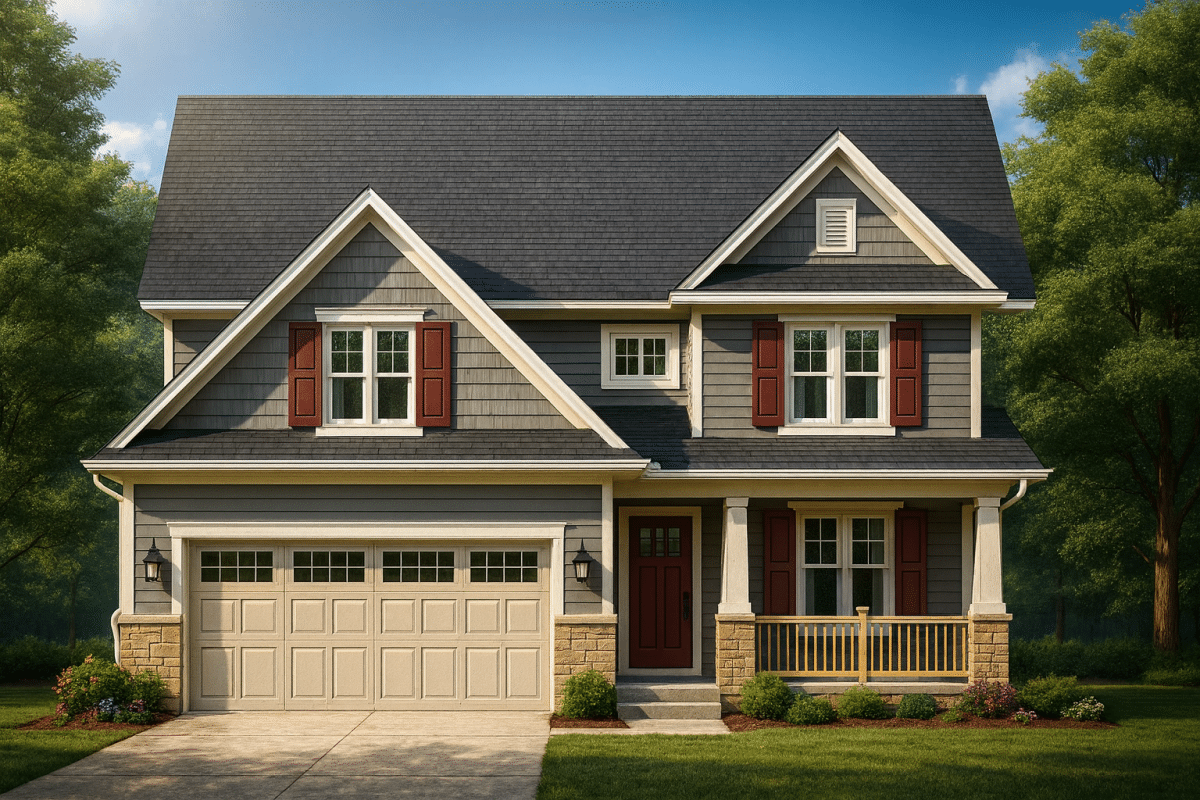 Spacious 4-Bedroom Home Plan with Open Layout and CAD Files