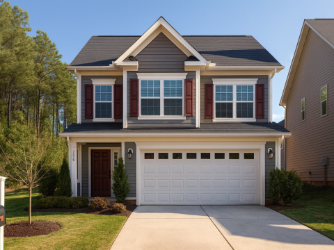 Spacious 4-Bedroom Home Plan – 2 Stories, CAD Blueprint Design