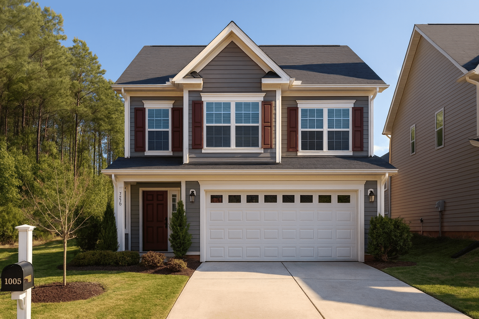 Spacious 4-Bedroom Home Plan – 2 Stories, CAD Blueprint Design
