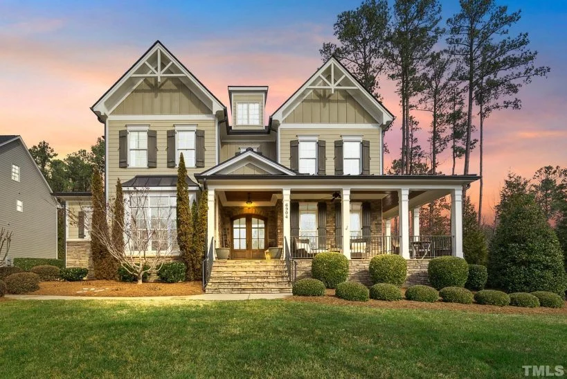 12-2629 HOUSE PLAN - Spacious Craftsman House Plan with 3 Floors and 5 Bedrooms