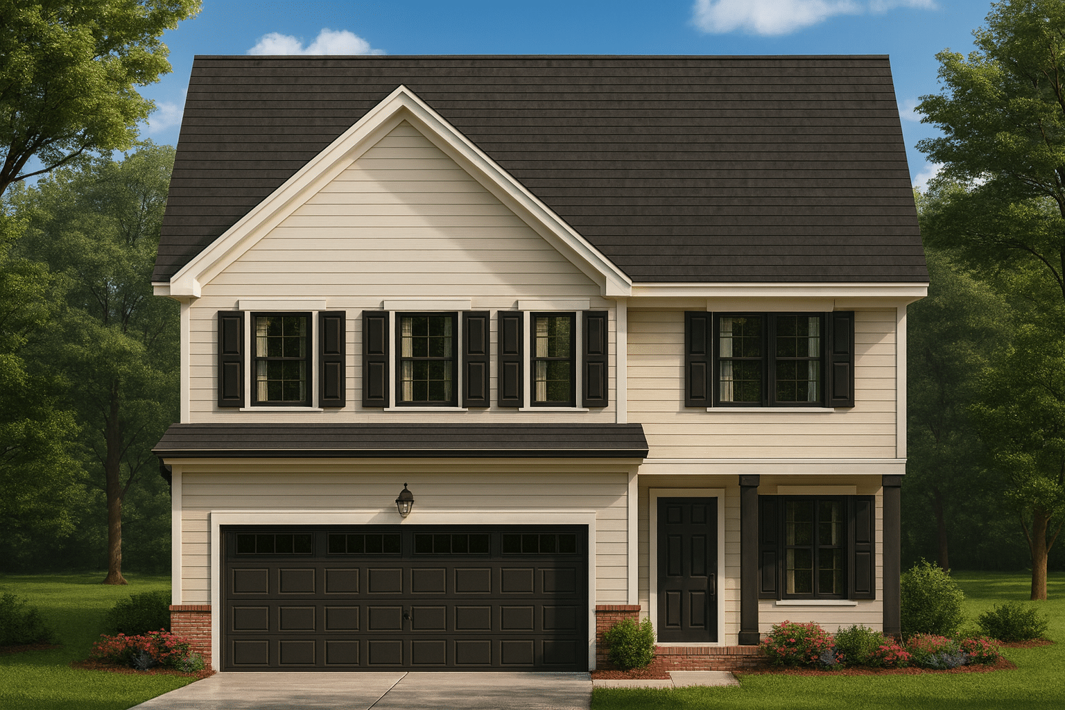 Stunning 2-Story House Plan with CAD Blueprints & Classic Style