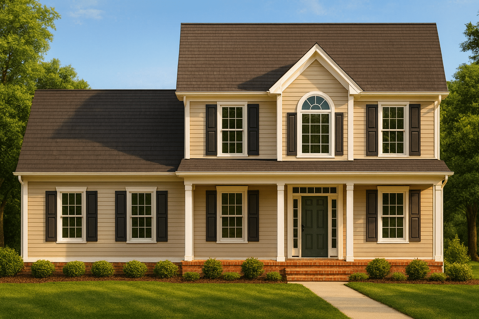 Stunning 2-Story House Plan with Traditional Charm & CAD Blueprints