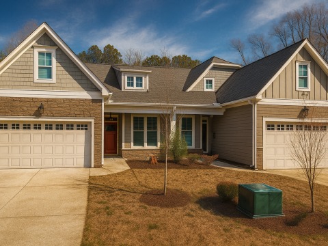 Stunning Duplex Home Plan with CAD Designs and Blueprints