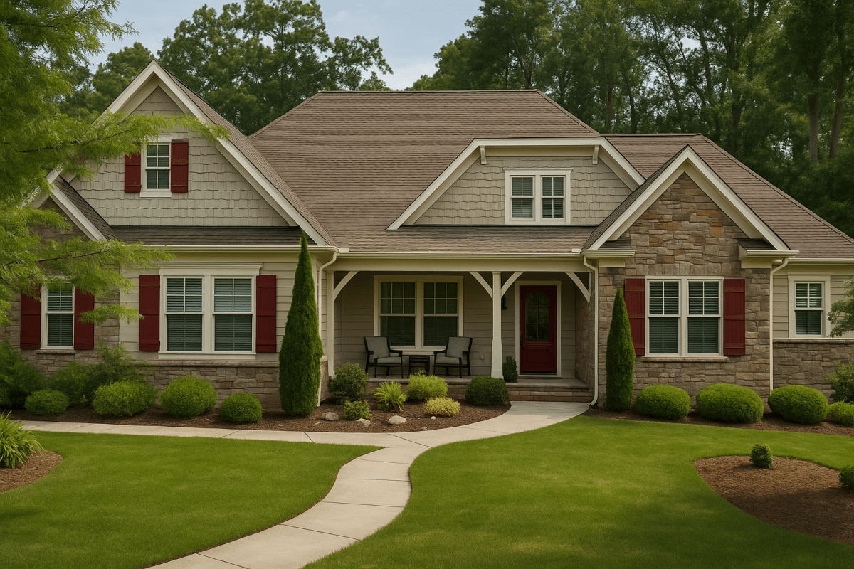 Stunning Home Plan Blueprint with Floor Designs and CAD