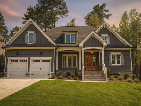 Stylish 2-Story House Plan with 4 Bedrooms and Open Floor Plan