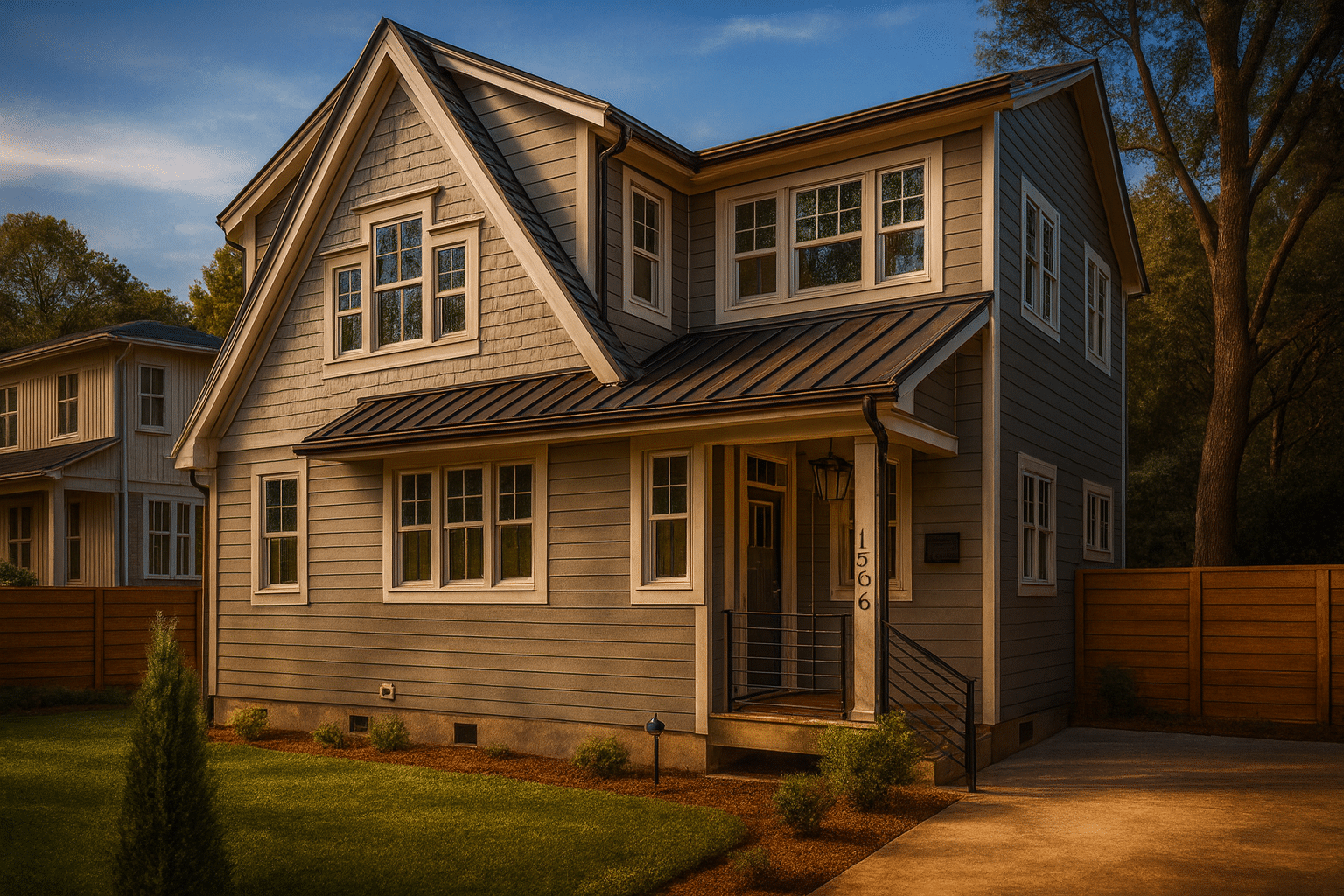 Stylish 4-Bedroom House Plan with CAD Designs and Open Layout