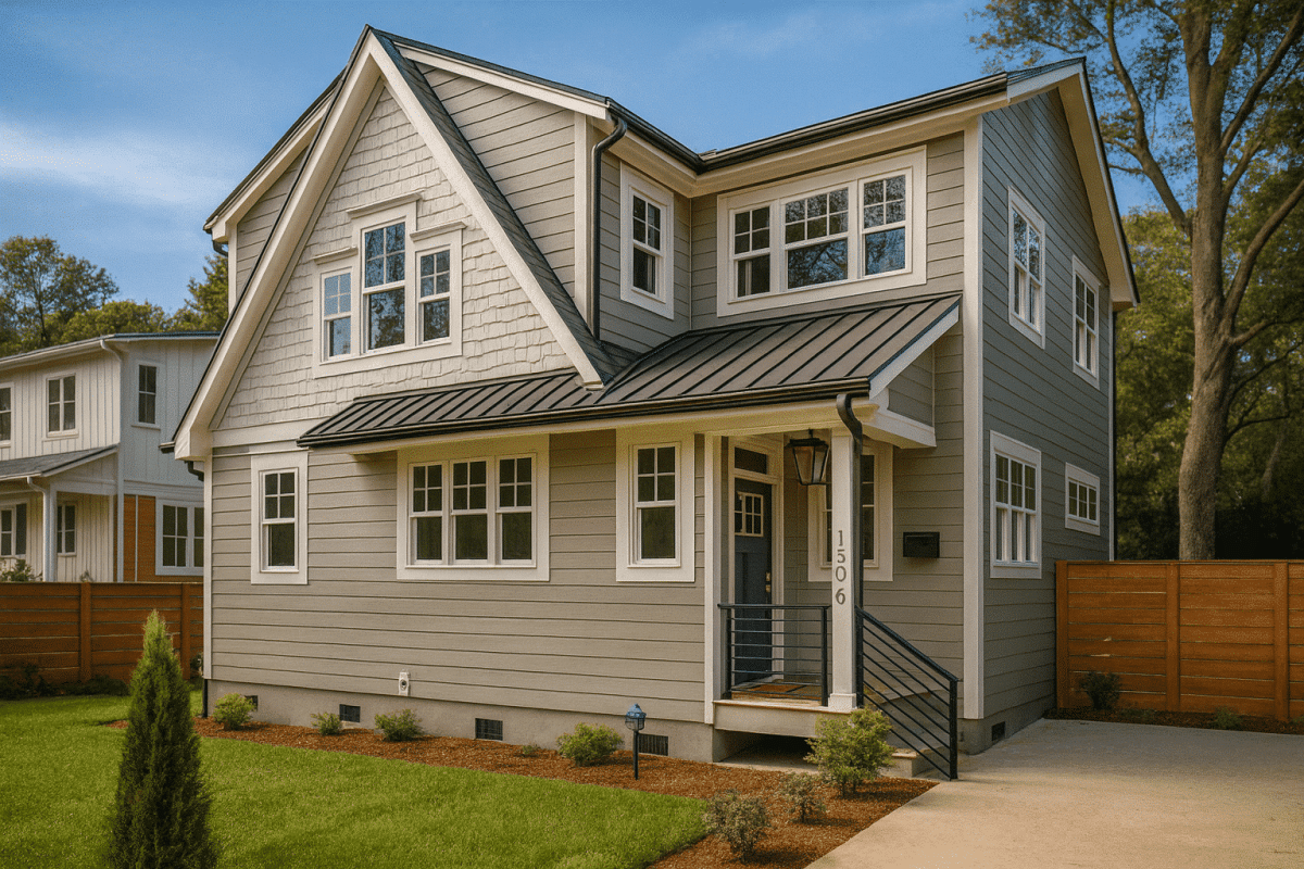 Stylish 4-Bedroom House Plan with CAD Designs and Open Layout