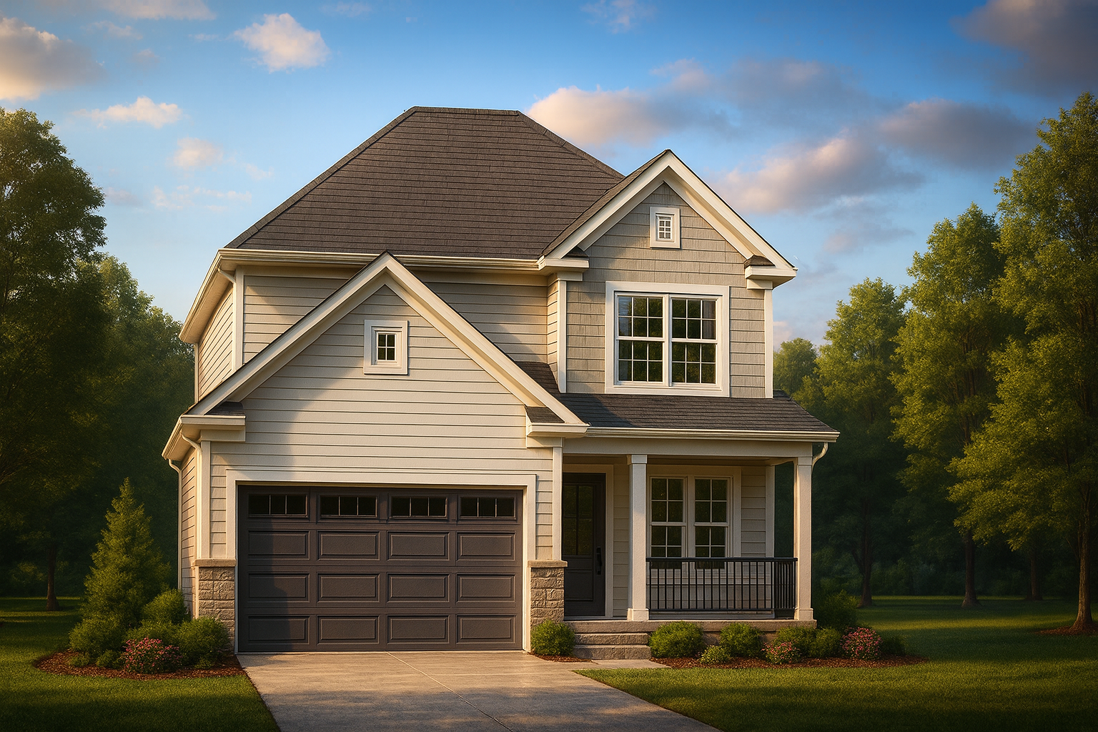 Traditional 2-Story House Plan with 4 Bedrooms and CAD Blueprints