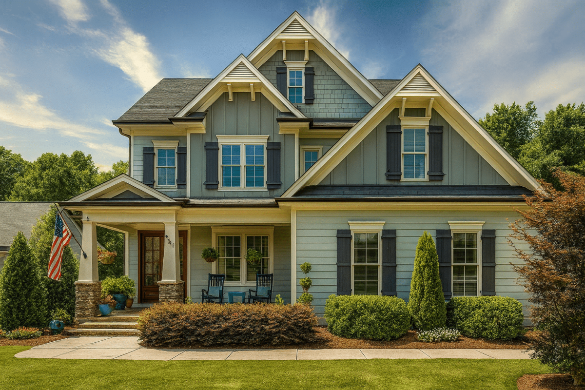Traditional 2.5-Story House Plan with Vaulted Ceilings and CAD Blueprints