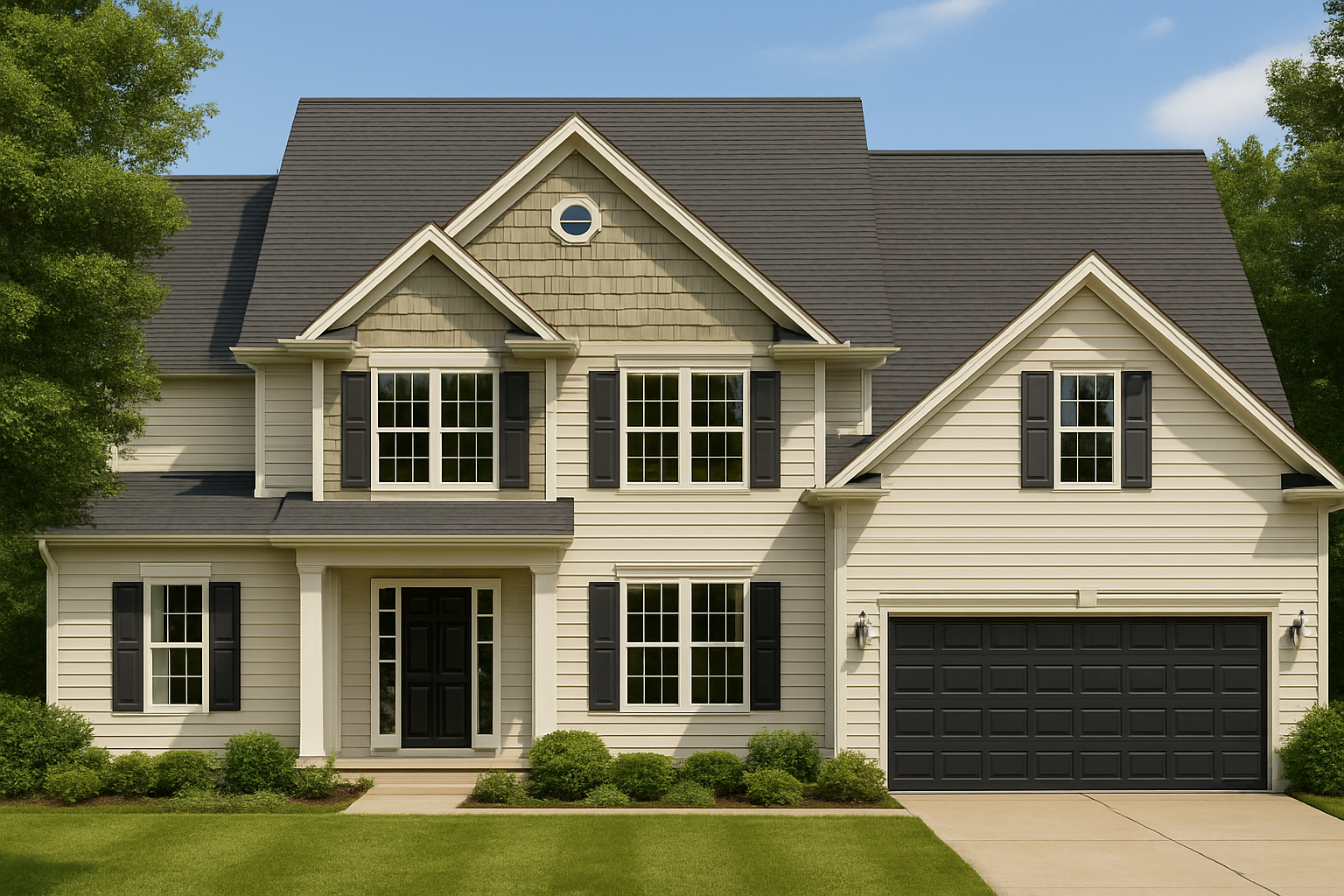 Traditional Colonial Revival House Plan with Craftsman Charm – 2,864 Sq Ft, 4 Beds