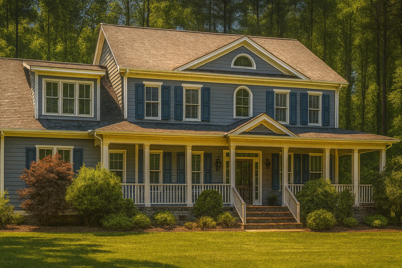 Traditional Craftsman Home Floor Plan with 2 Stories and Smart Architecture