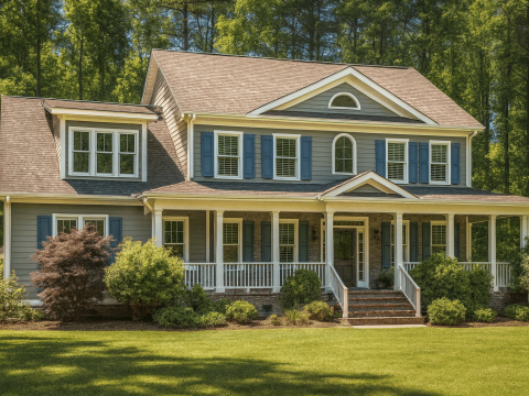 Traditional Craftsman Home Floor Plan with 2 Stories and Smart Architecture
