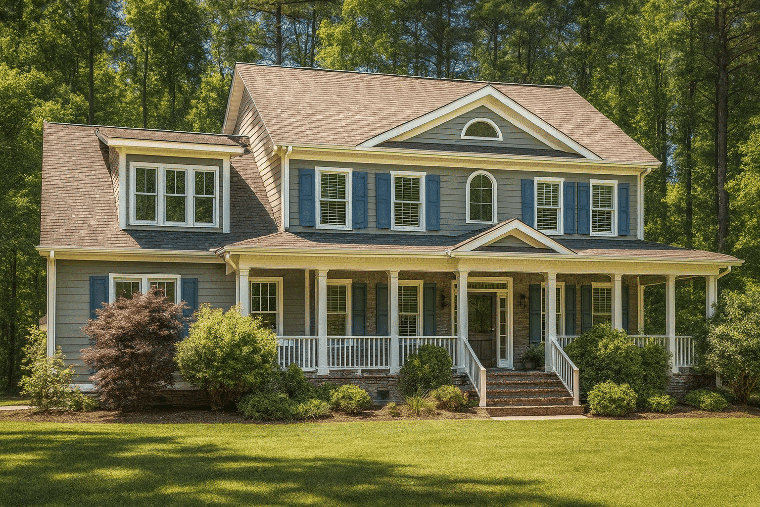 Traditional Craftsman Home Floor Plan with 2 Stories and Smart Architecture