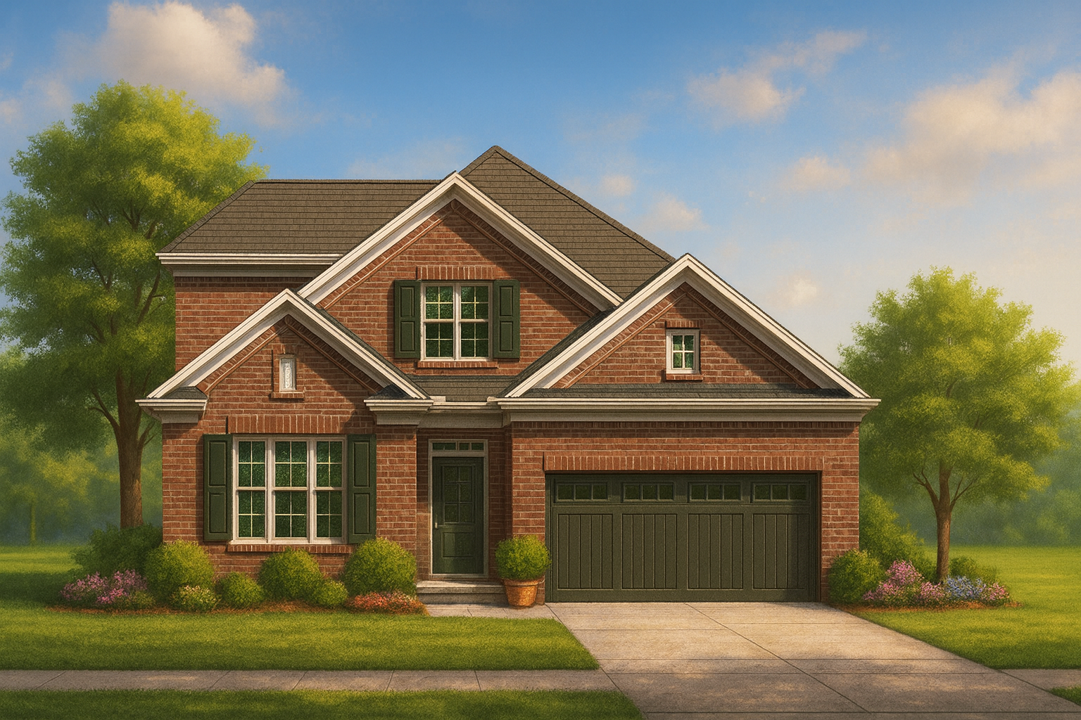 Traditional Craftsman Home Floor Plan with 4 Bedrooms & CAD Blueprints