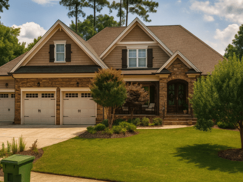 Traditional Craftsman Home Plan with 4 Bedrooms, Vaulted Ceilings & CAD Designs