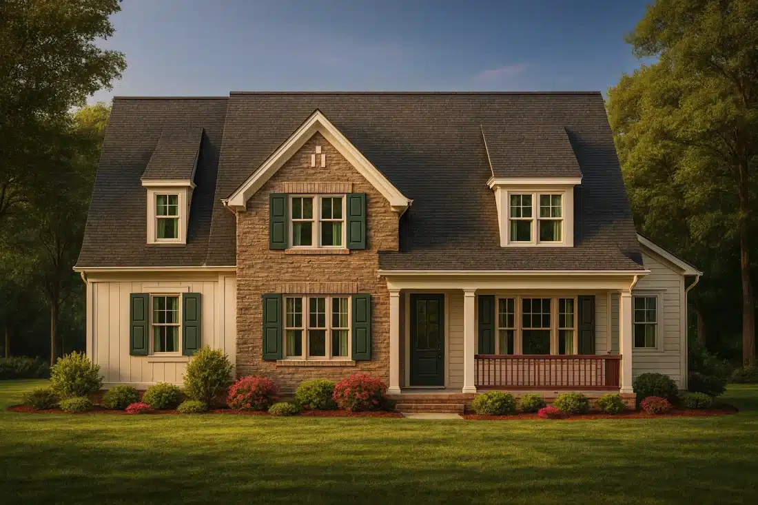 Traditional Craftsman Home Plan with Spacious Floor Designs