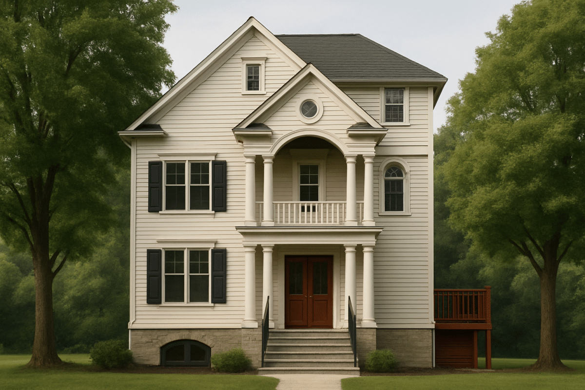Victorian house plan with 2,850 heated sq. ft., 2 stories, 4 bedrooms