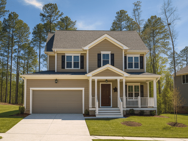 8-1374B HOUSE PLAN - Modern house Design with 2-Story Floor Plan and CAD Blueprints