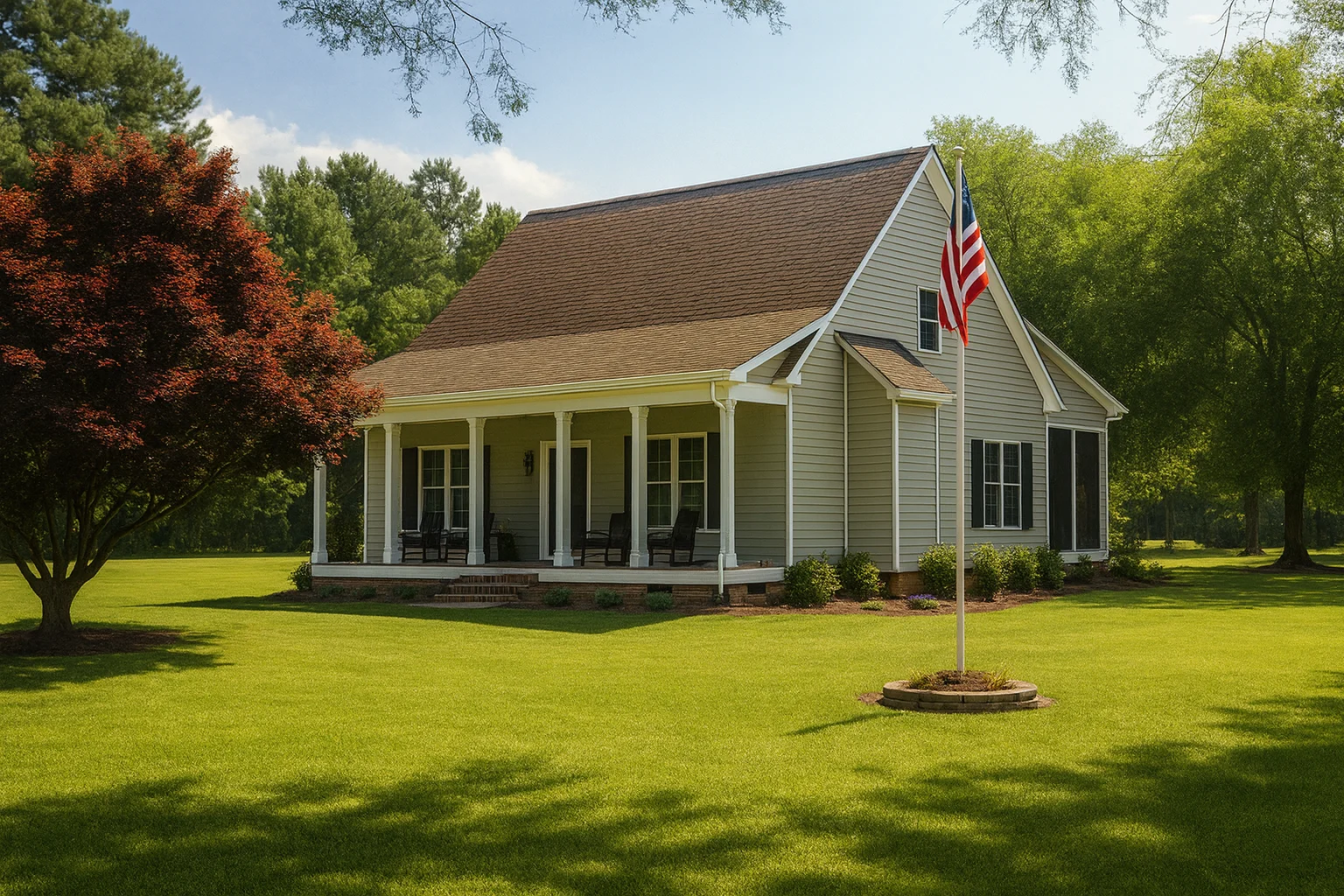 16-1634 HOUSE PLAN - Elegant House Plan & Floor Design: 2-Bedroom Classic Blueprint