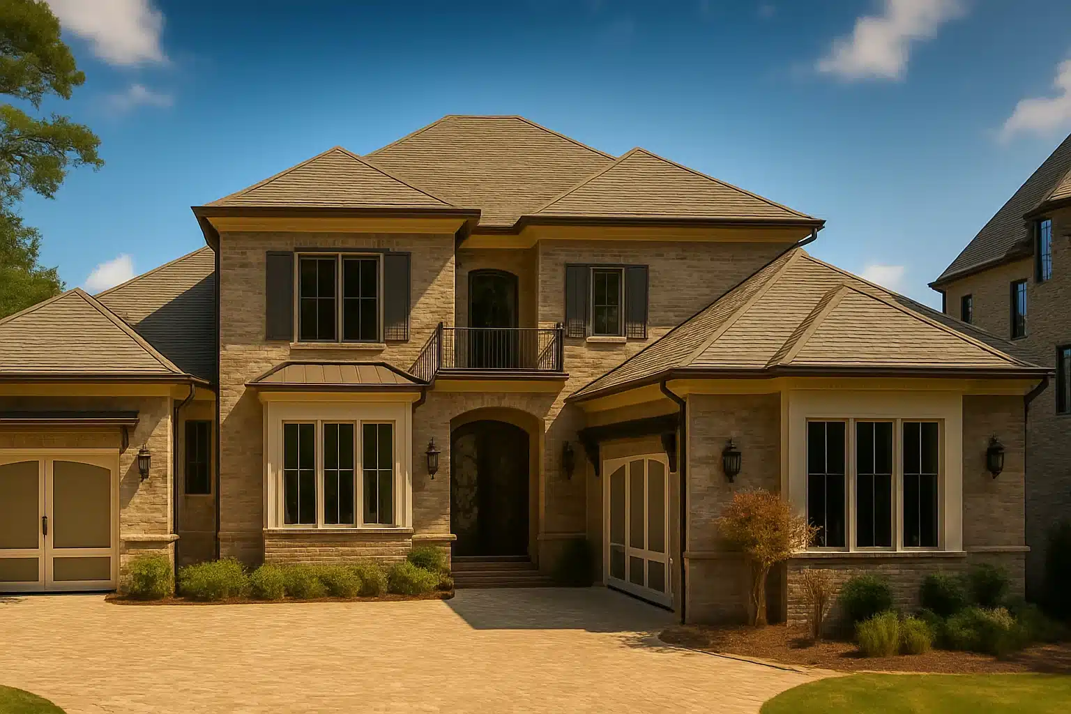 6-Bed, 5-Bath, 7,862 SF French Provincial House Plan