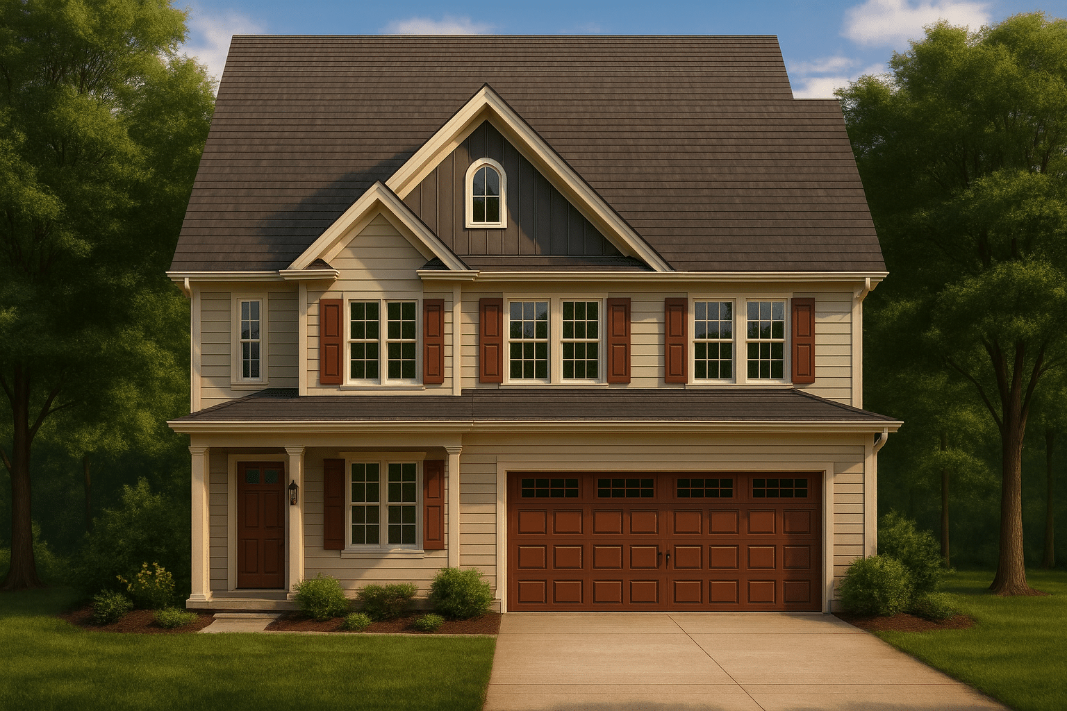 Modern Craftsman 2 Story House Plan 4 Bed 2575 Sq Ft