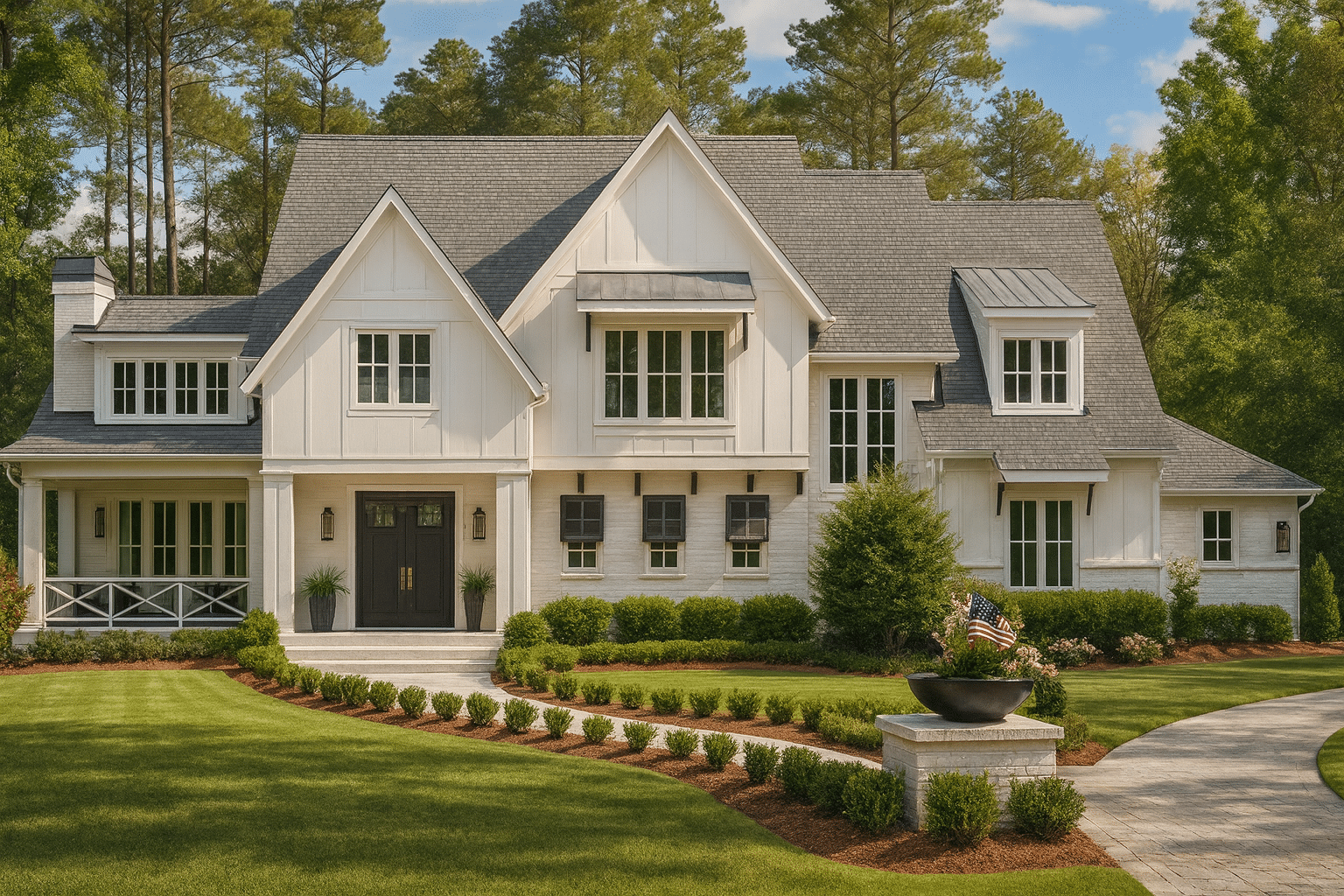 Modern Farmhouse House Plan Elegant 25 Story Design With Bonus Spaces