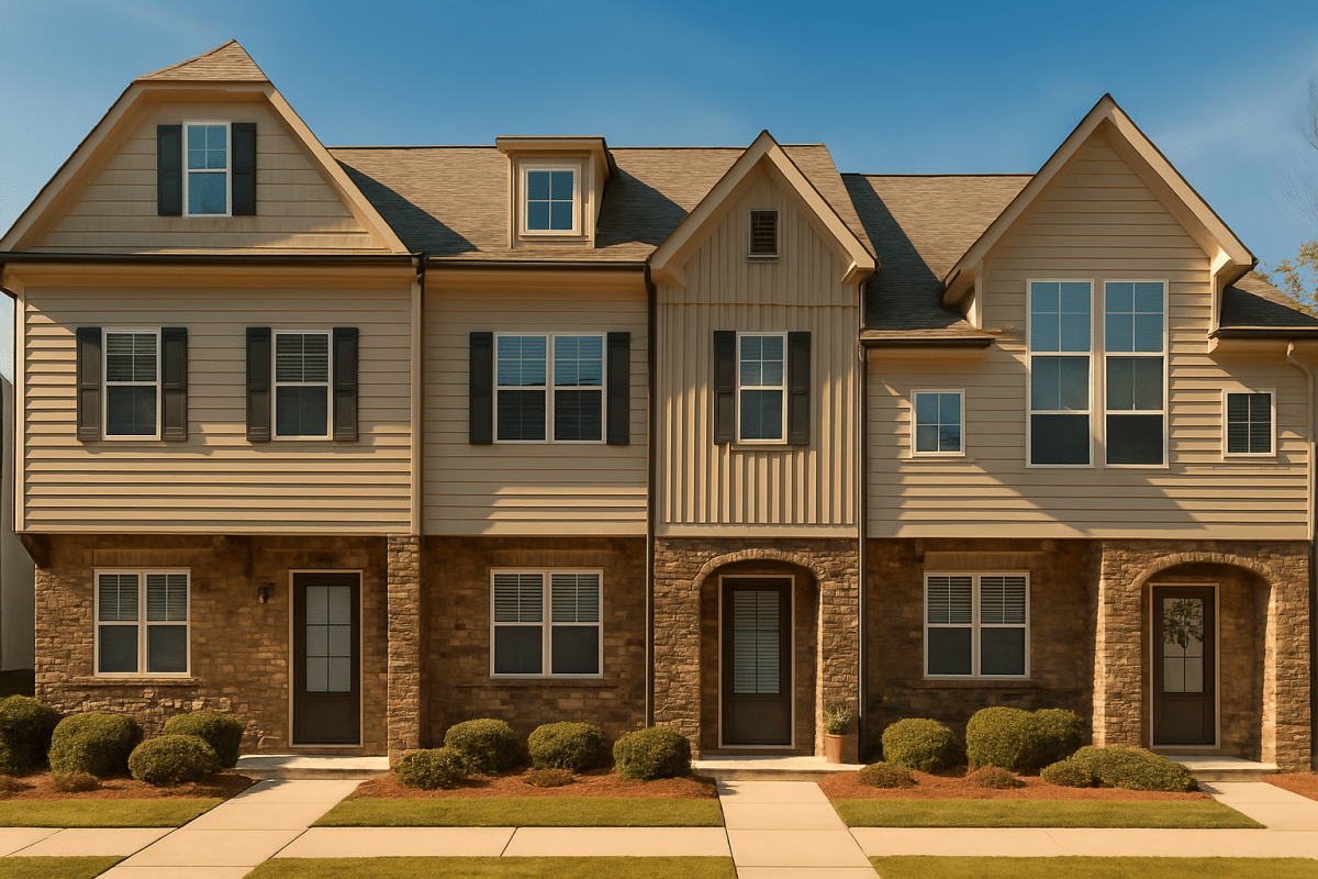11-1876 HOUSE PLAN - Modern 3-Story Craftsman Townhouse Plan with CAD Designs