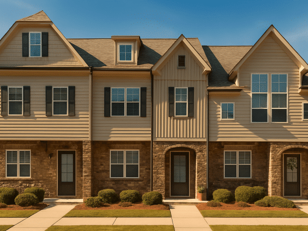 11-1876 HOUSE PLAN - Modern 3-Story Craftsman Townhouse Plan with CAD Designs