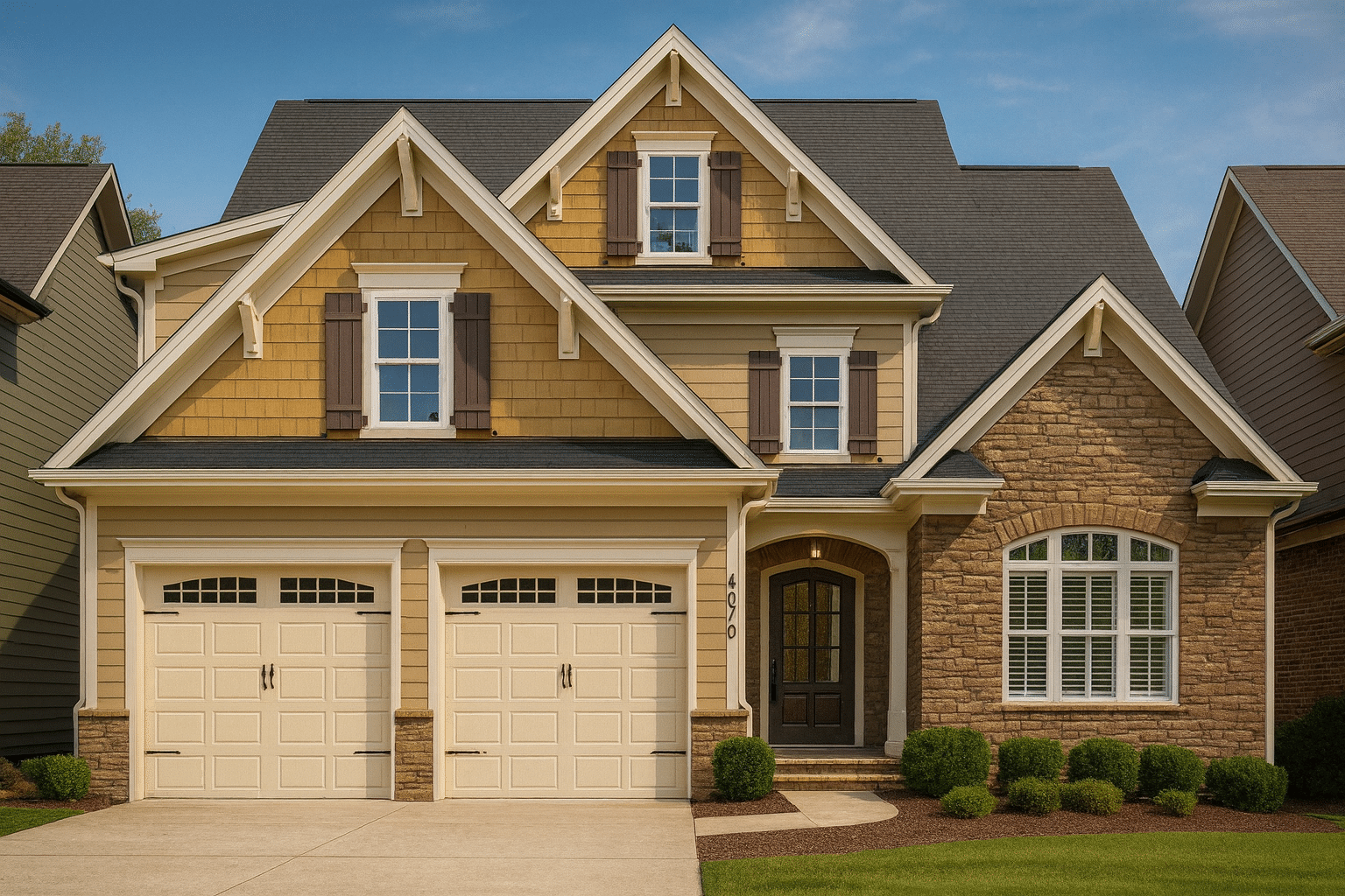 Traditional Craftsman House Plan 25 Story Suburban Craftsman With 4 Bedrooms 3166 Sq Ft