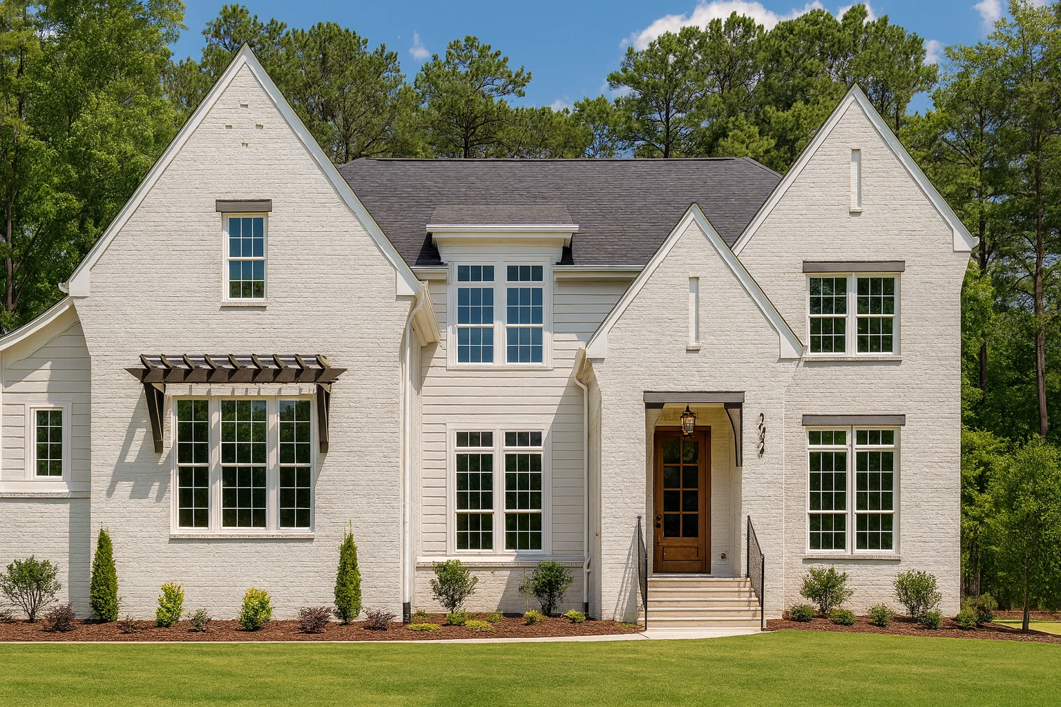 traditional home plan featuring 3,939 heated sq. ft.